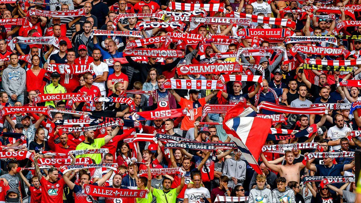 LOSC : Un formidable déploiement de supporters lillois à Signal Iduna Park !