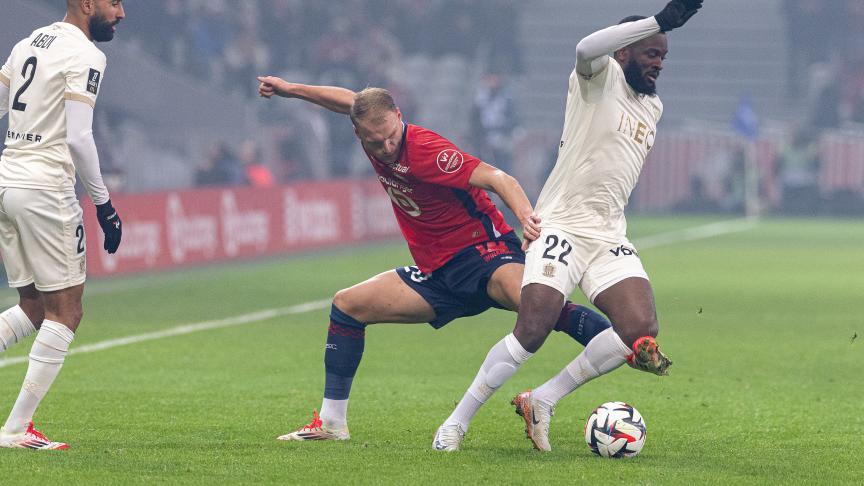 Ligue 1 : Lille s'impose difficilement face à Montpellier