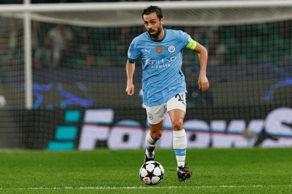 Pep Guardiola nomme Bernardo Silva nouveau capitaine de Manchester City